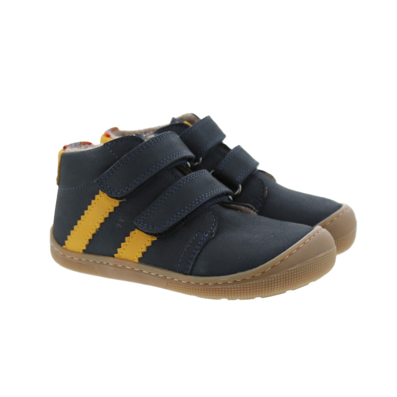 Koel Barefoot Kids David Fourrées Navy Yellow