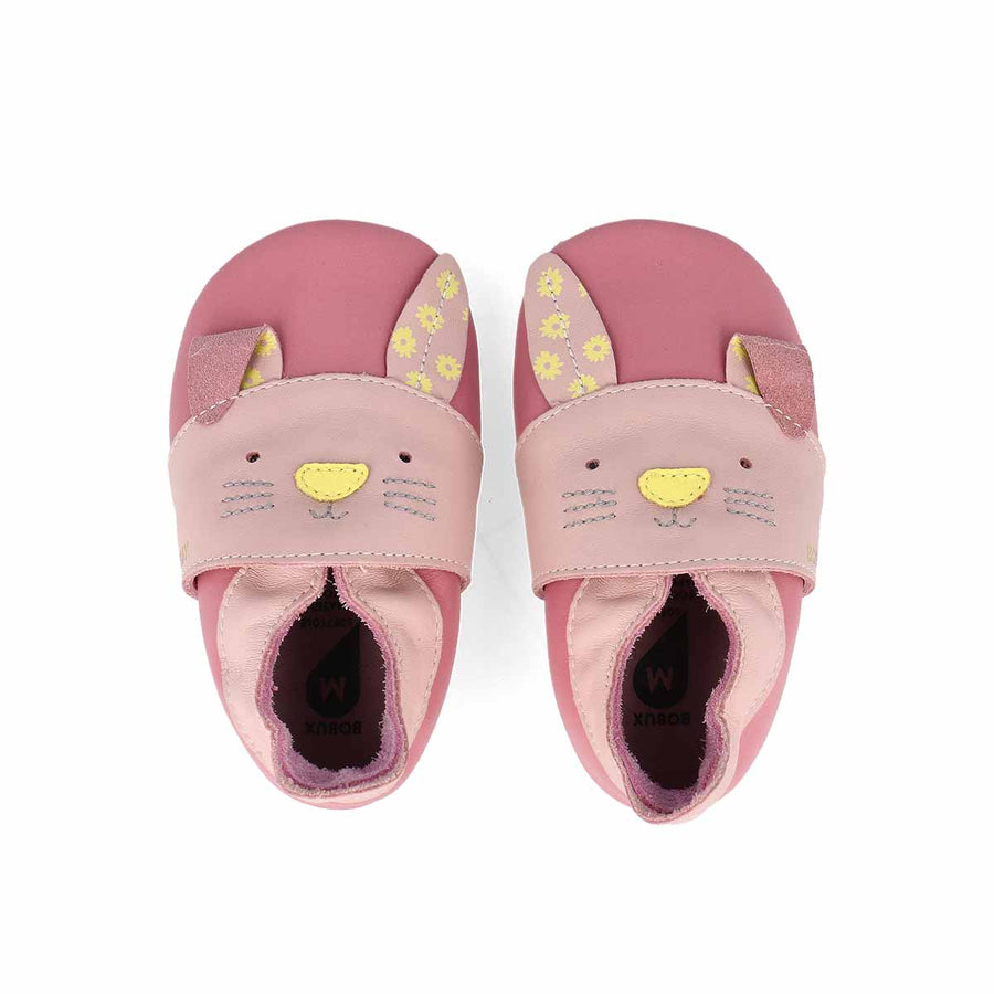 Bobux Chaussons Hopsy le Lapin Rose