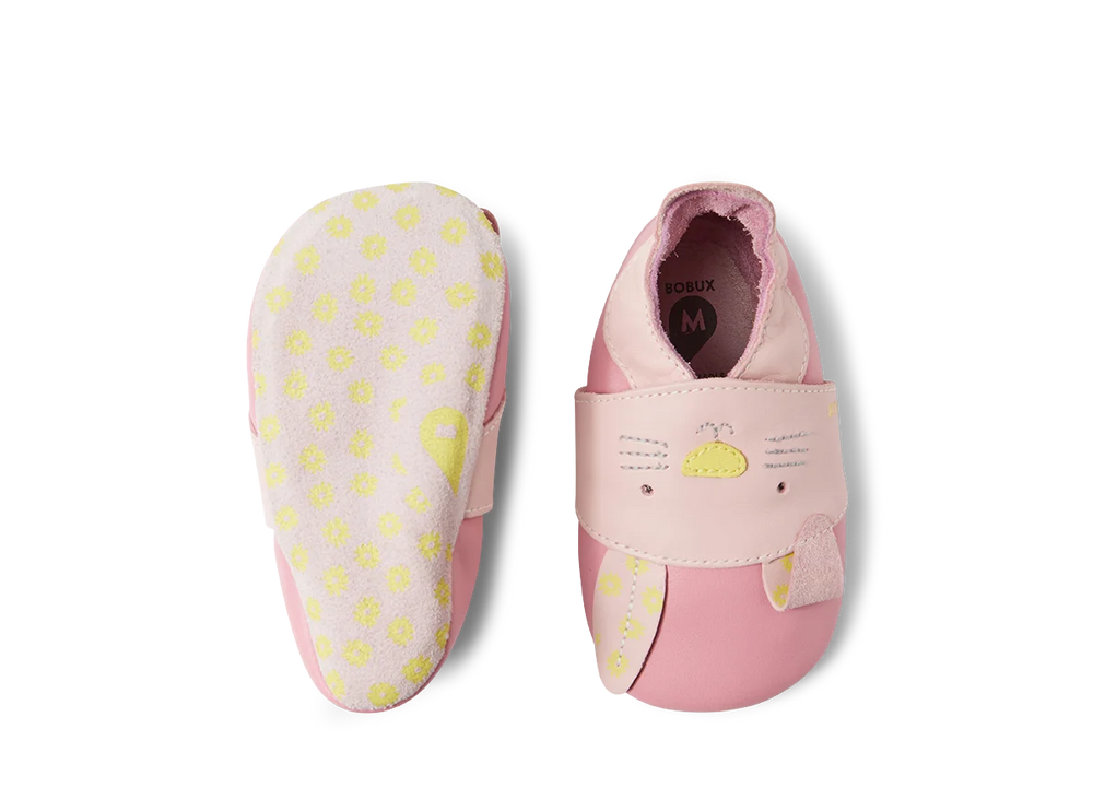 Bobux Chaussons Hopsy le Lapin Rose