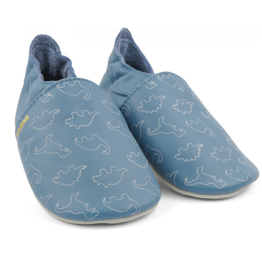 Bobux chaussons dino bleu