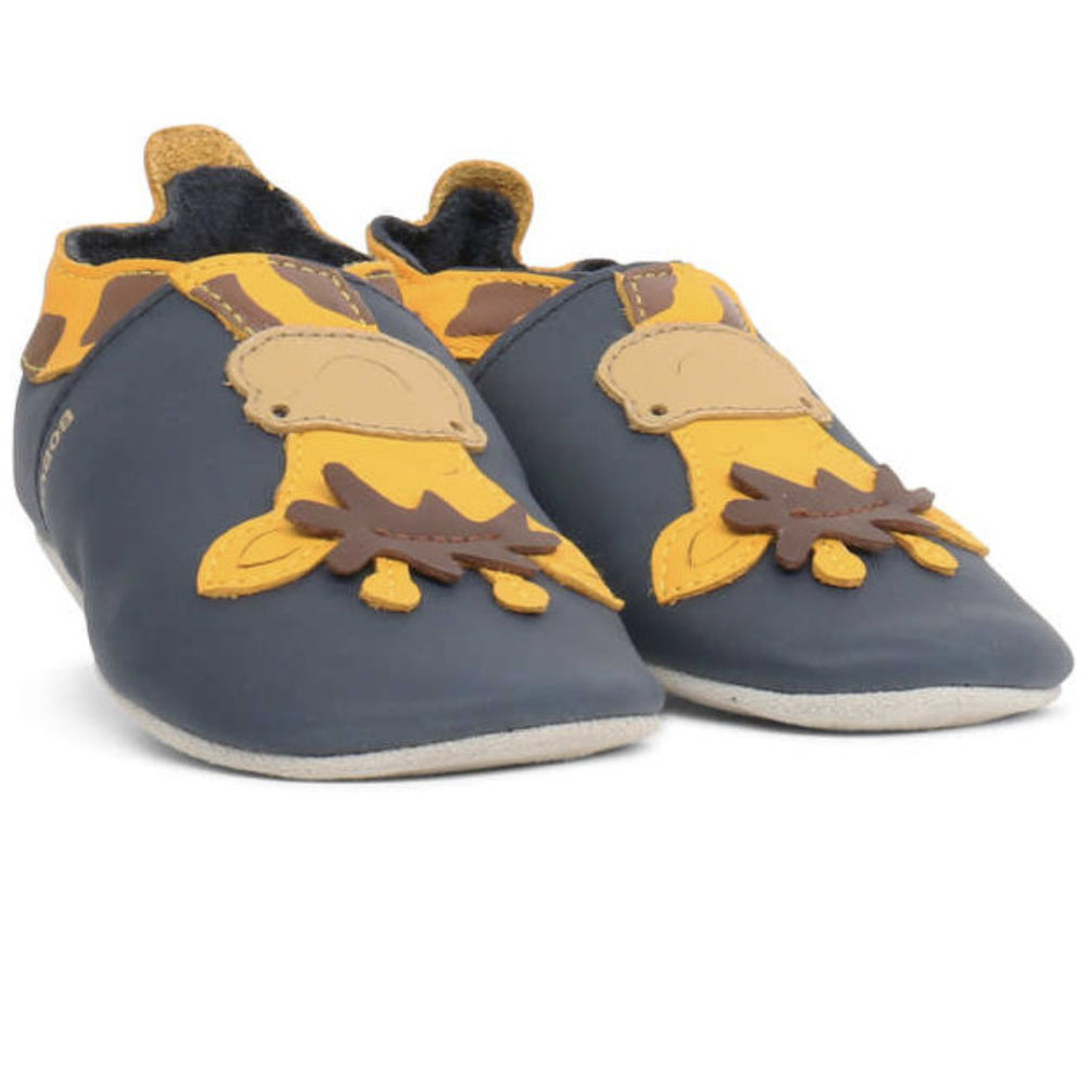 Bobux chaussons girafe jaune bleu