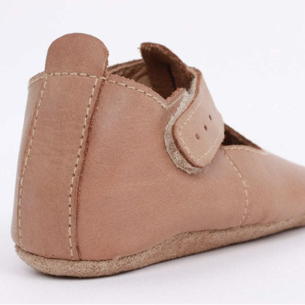 Bobux Chaussons T-bar Caramel