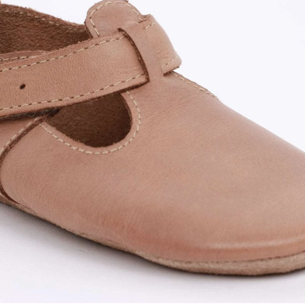 Bobux Chaussons T-bar Caramel