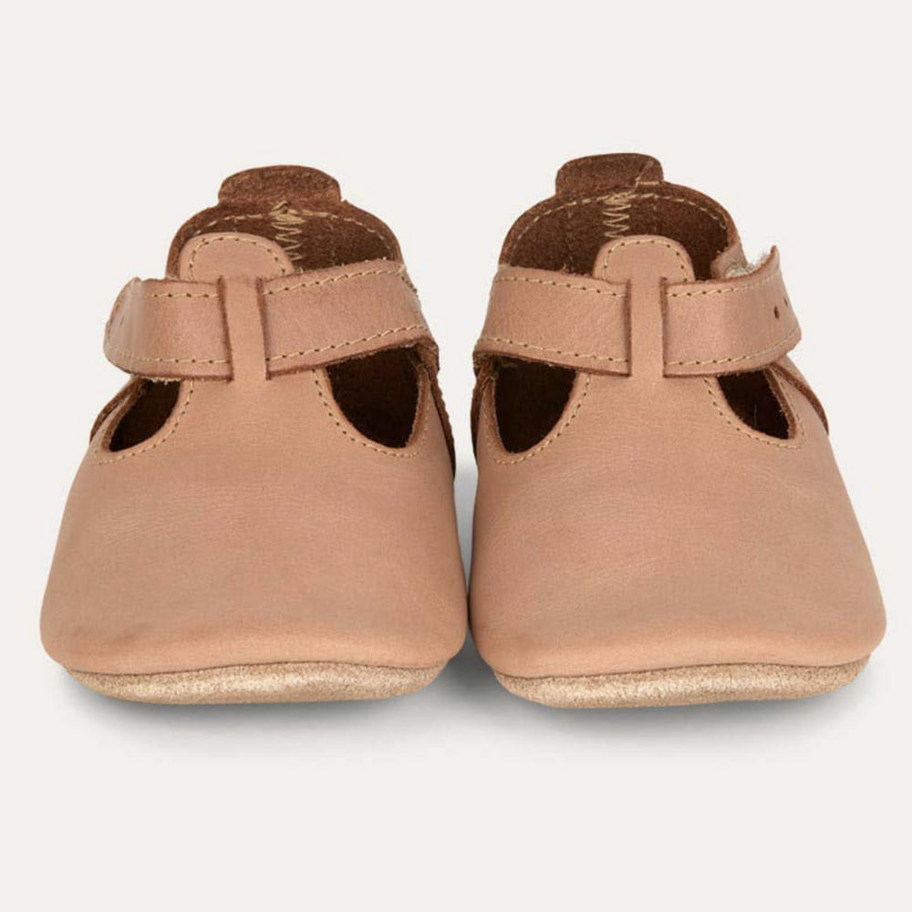 Bobux Chaussons T-bar Caramel