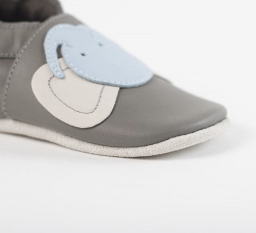 Bobux chaussons Elephant gris