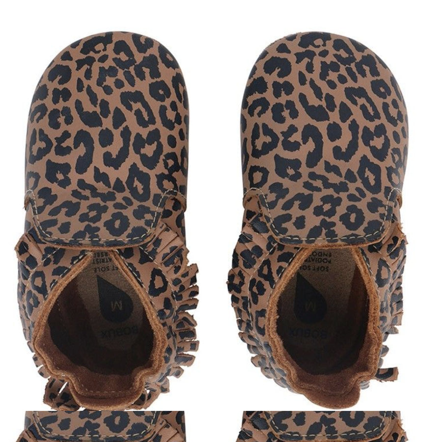 Pantuflas Bobux leopardo