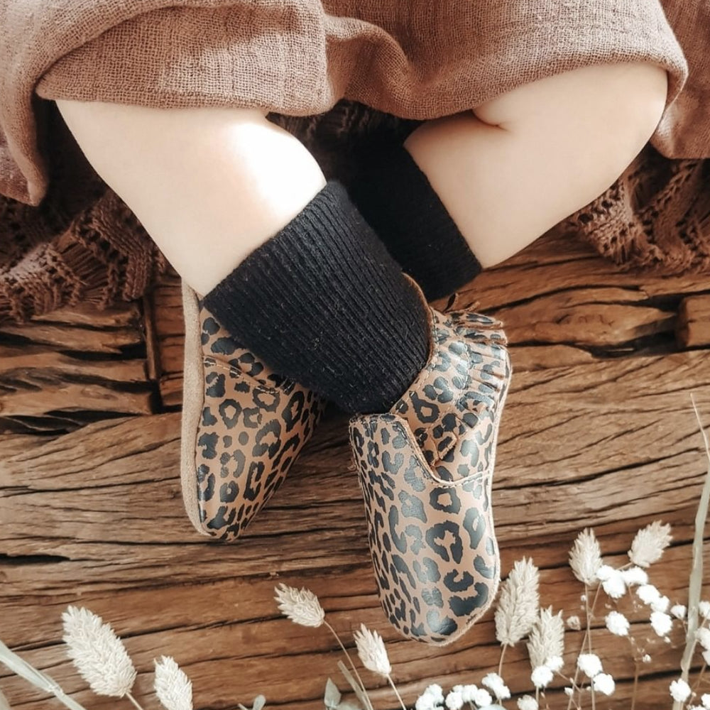 Pantuflas Bobux leopardo