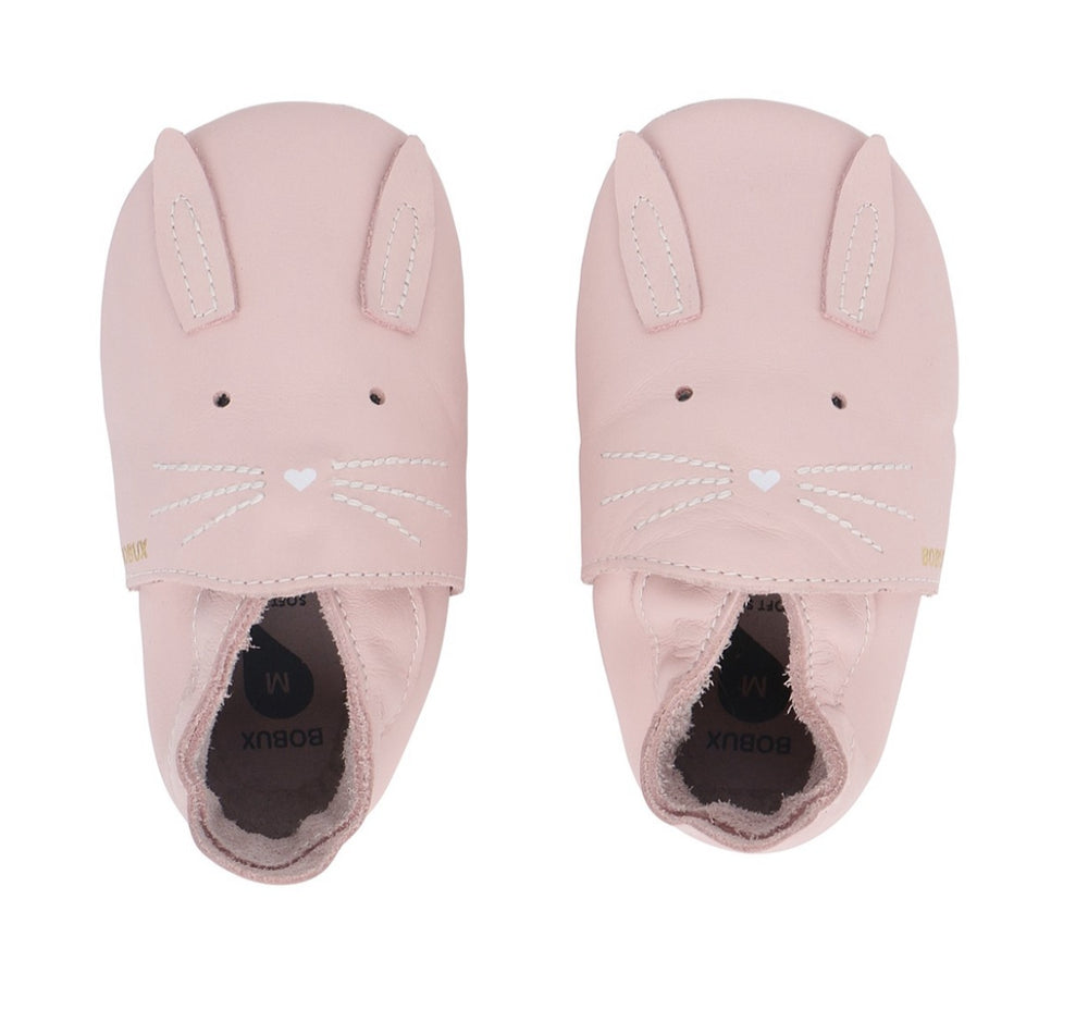 Bobux chaussons lapin rose