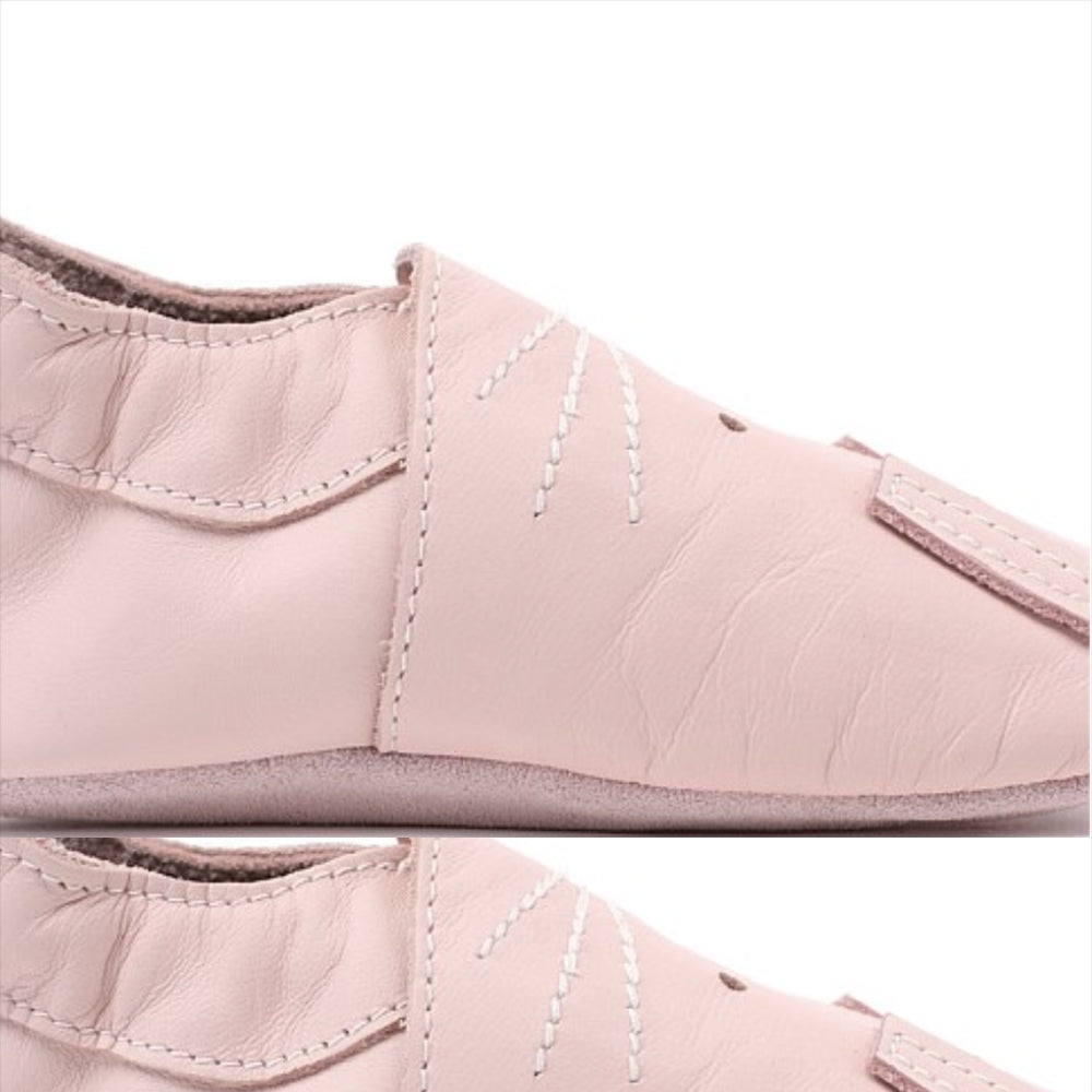 Bobux chaussons lapin rose