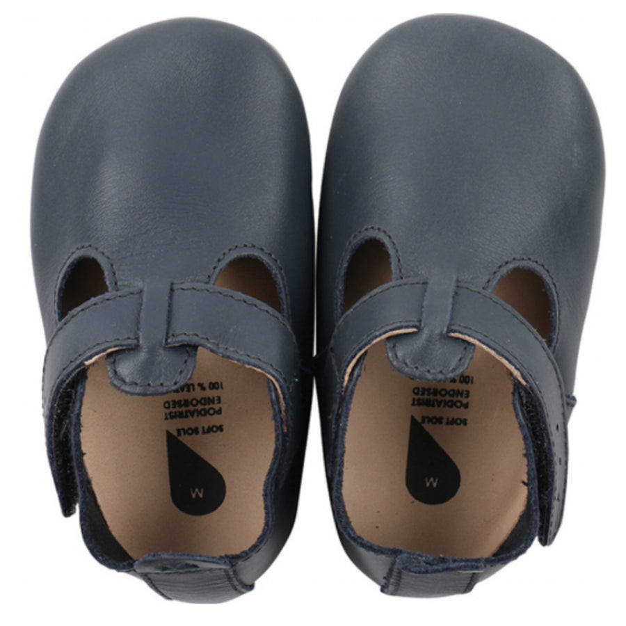 Pantuflas bobux t-bar azul marino