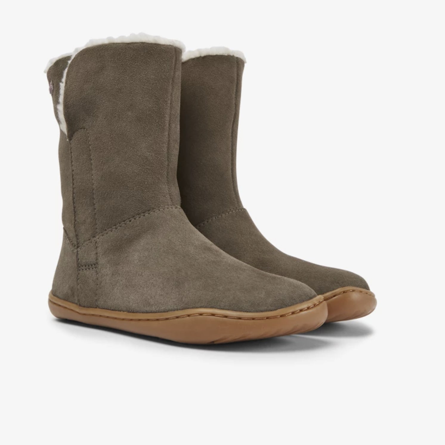 Camper Peu Bottes fourrees Gris