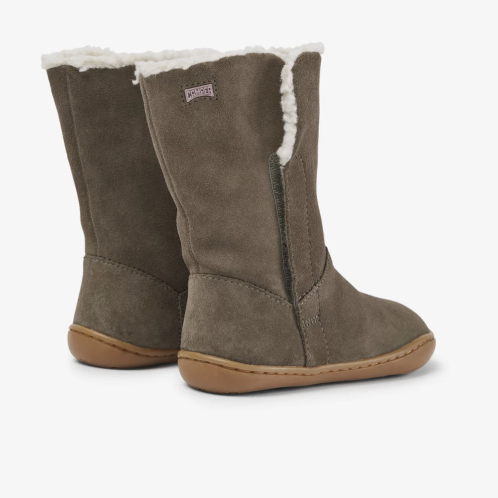 Camper Peu Bottes fourrées Gris