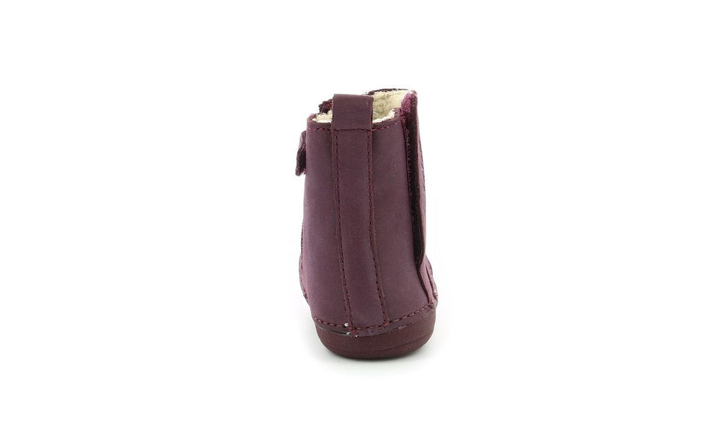 Kickers Socool cho fourrées Violet Foncé