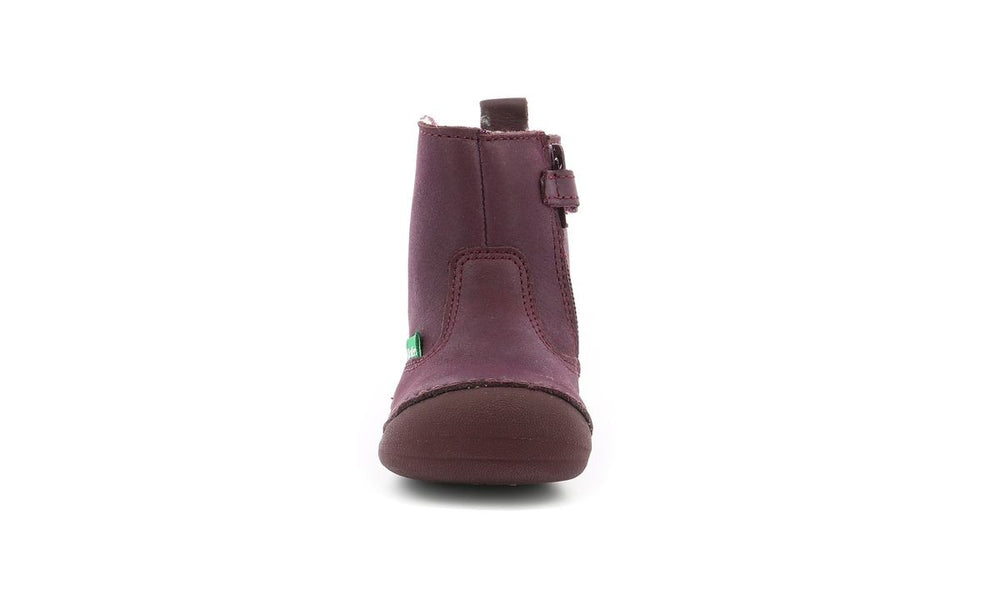 Kickers Socool cho fourrées Violet Foncé