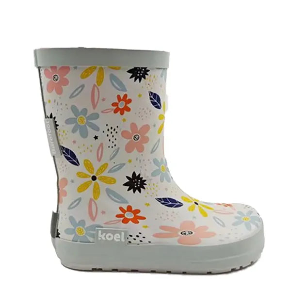 Koel Wellie Barefoot White Flowers