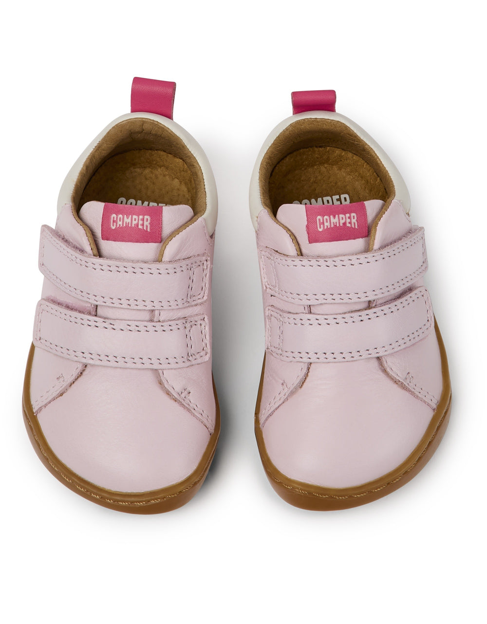 Camper Peu Sella Velcros Rosa Claro