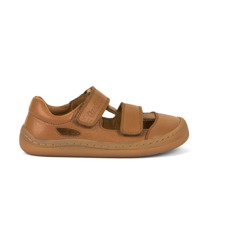 Froddo Barefoot sandales deux scratchs cognac