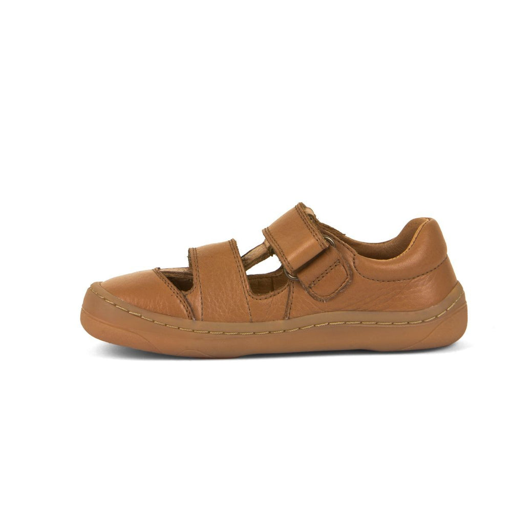 Froddo Barefoot sandales deux scratchs cognac