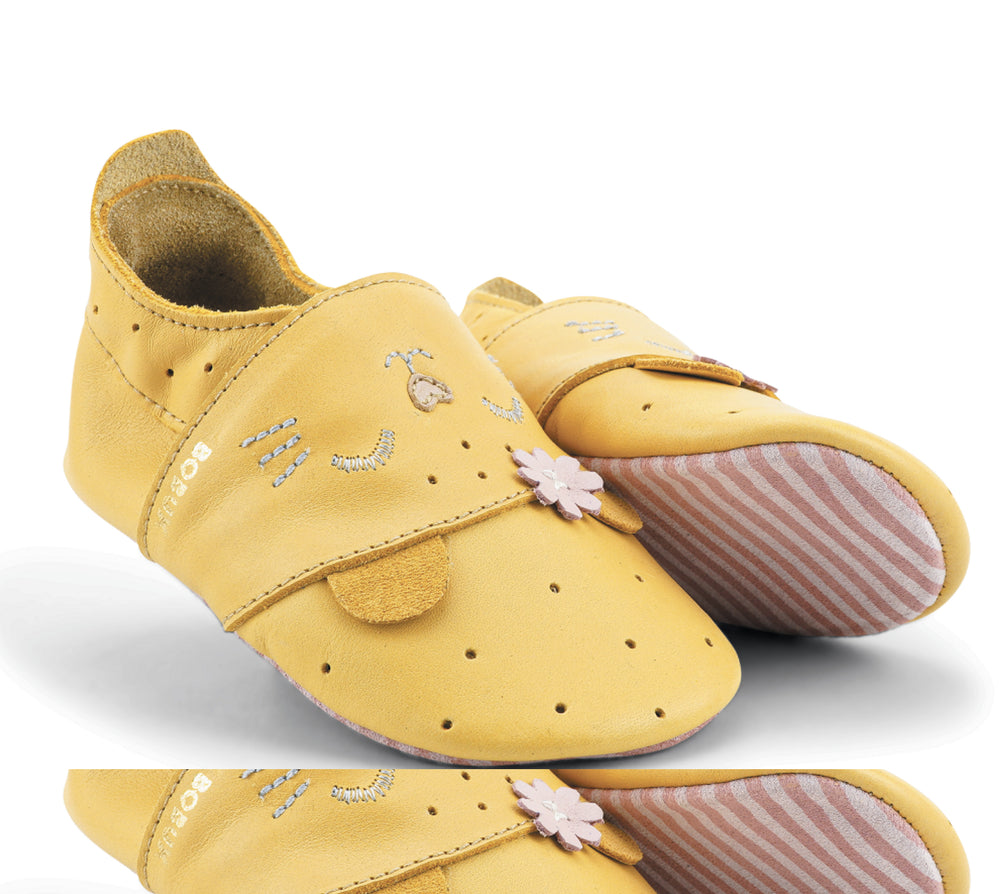 Pantuflas bobux gatito amarillo