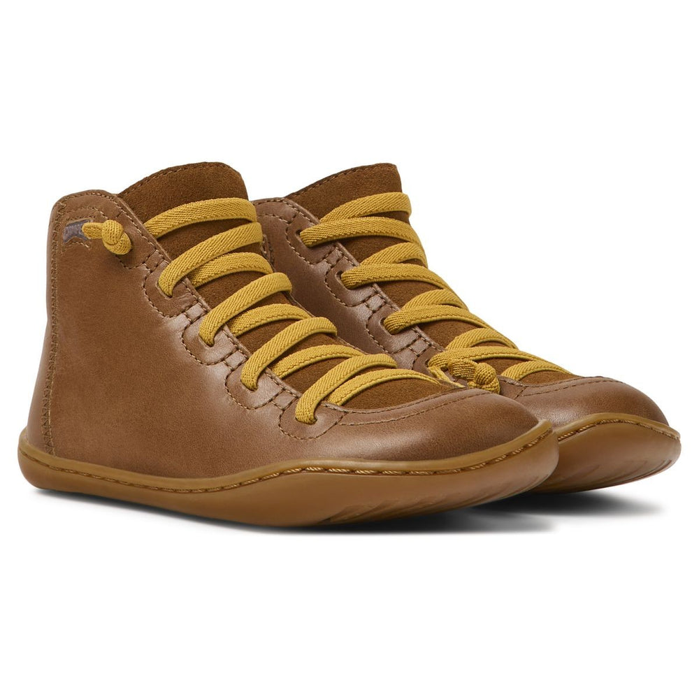 Camper Peu Botines Niño Camel Amarillo