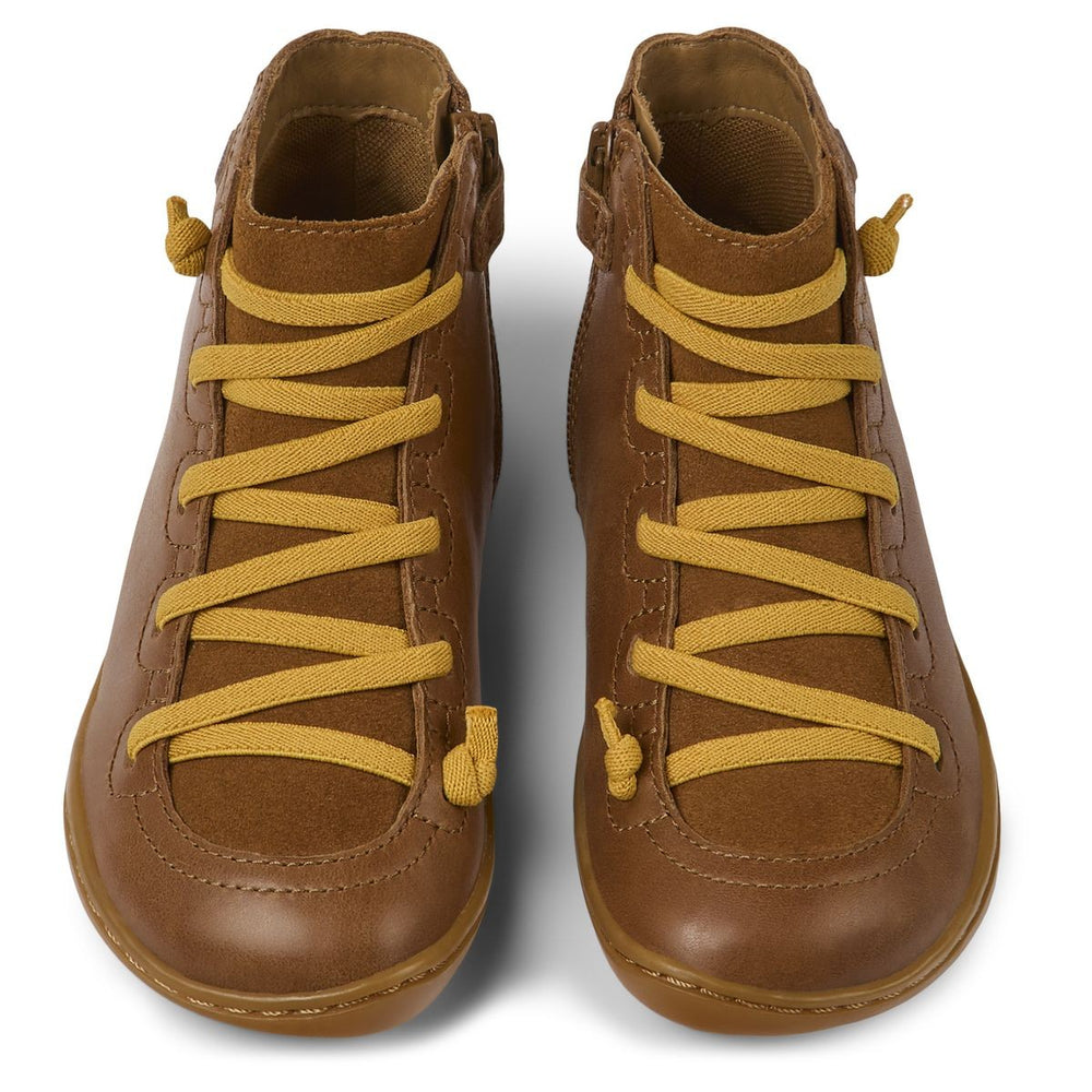 Camper Peu Botines Niño Camel Amarillo