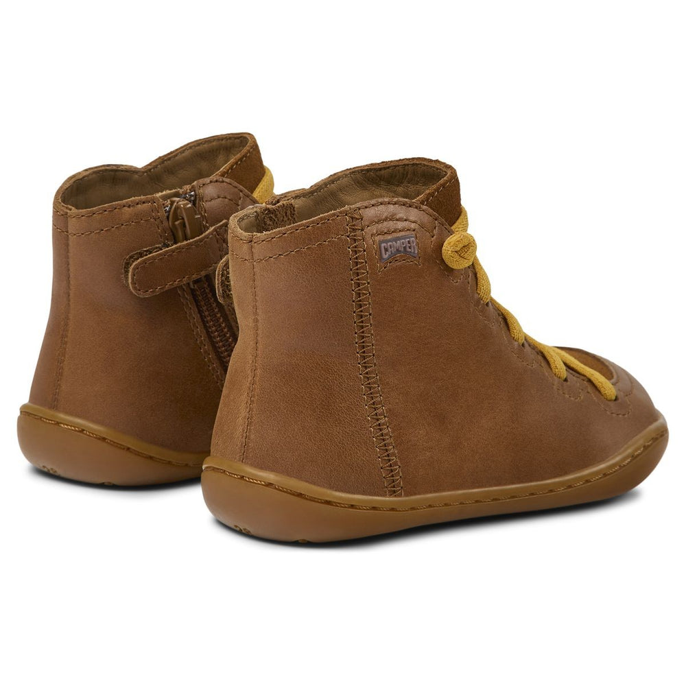 Camper Peu Botines Niño Camel Amarillo