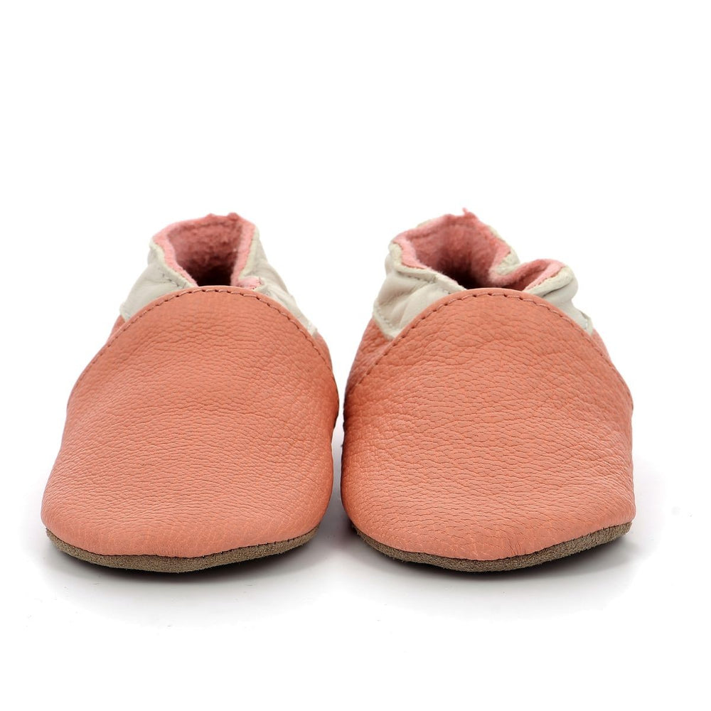 Pantuflas Robeez Coddle Bebé Rosa Coral