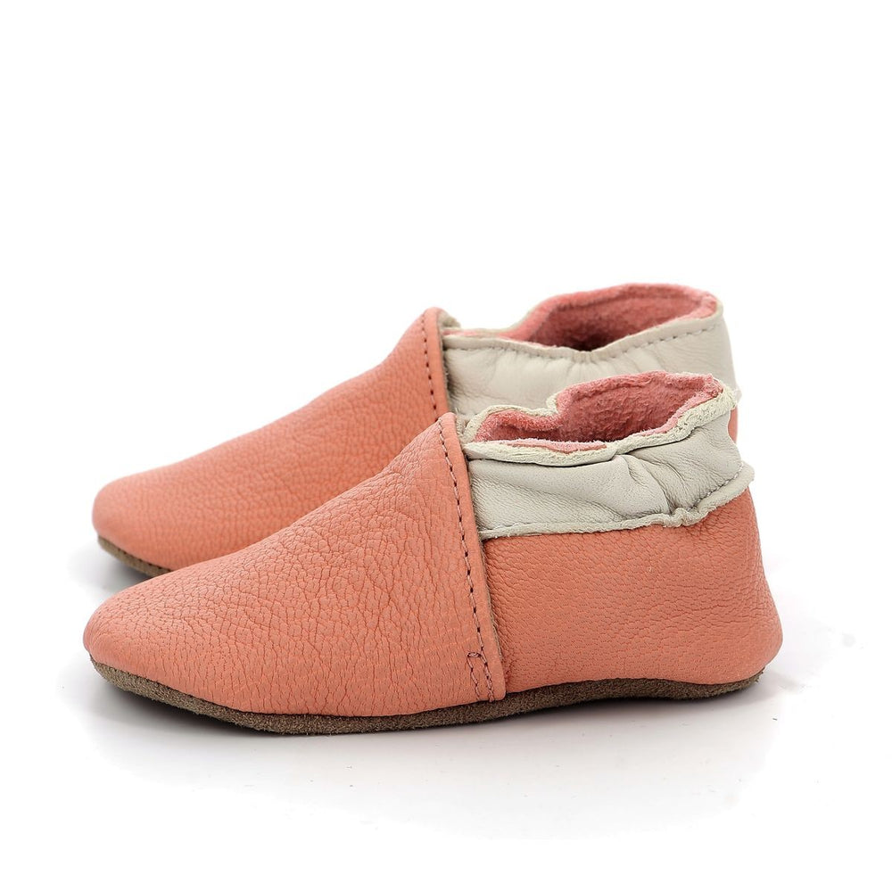 Pantuflas Robeez Coddle Bebé Rosa Coral