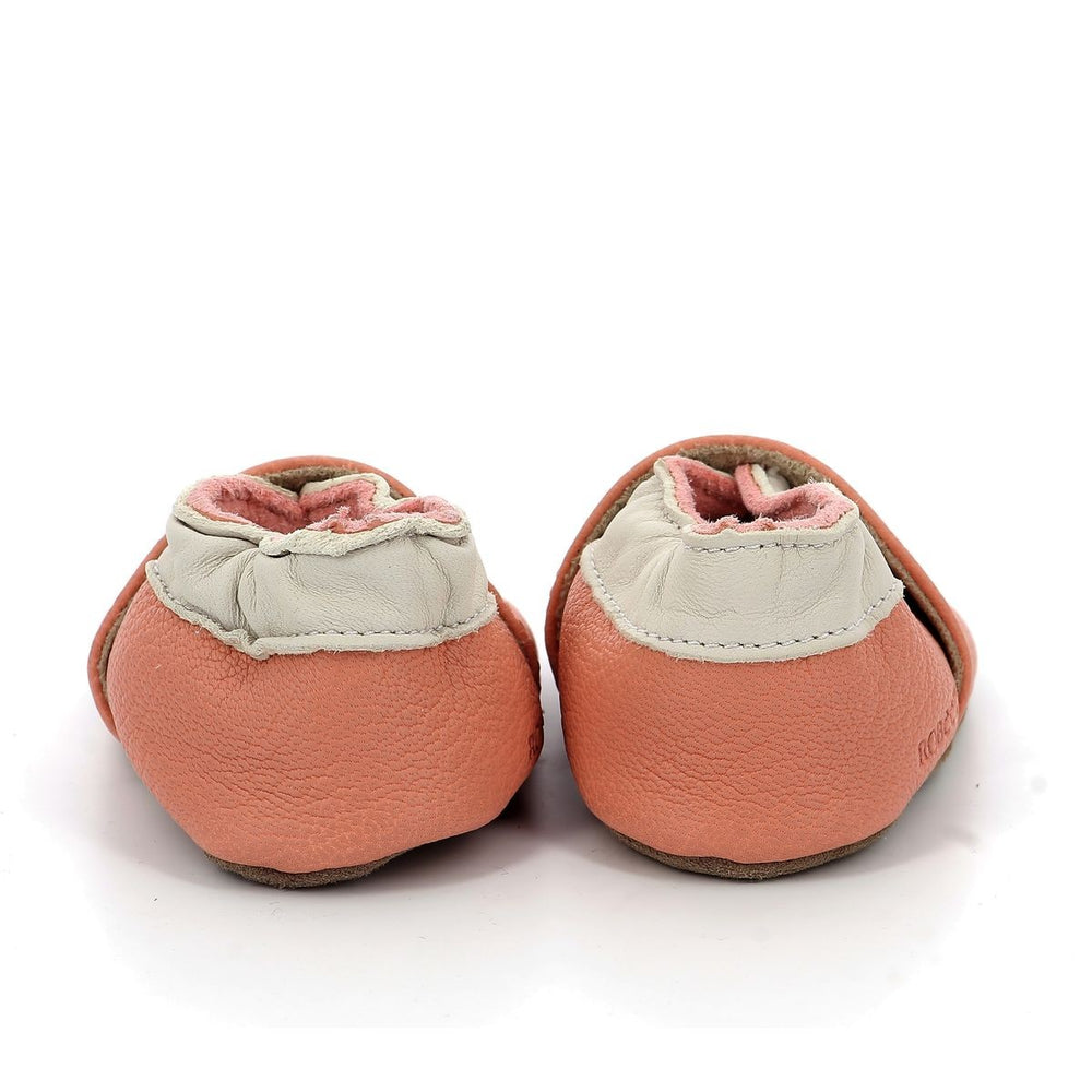 Robeez Chaussons Coddle Baby Rose Corail