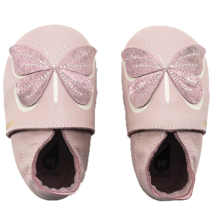 Pantuflas Bobux Glitter Alas Rosa