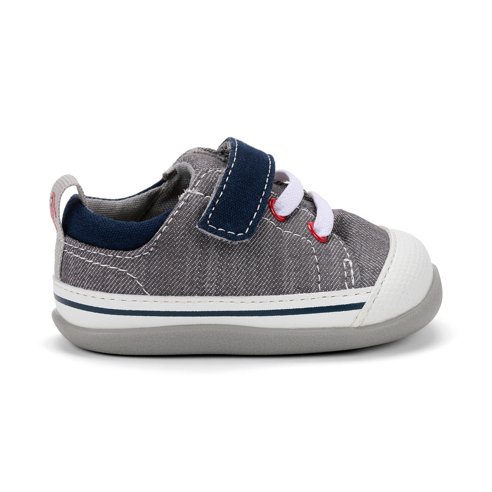 See Kai Run First Walker Stevie Gray Denim