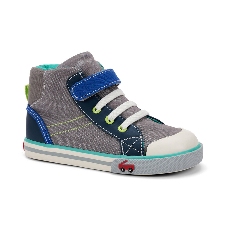 See Kai Run SKR Dane Gray Denim Blue