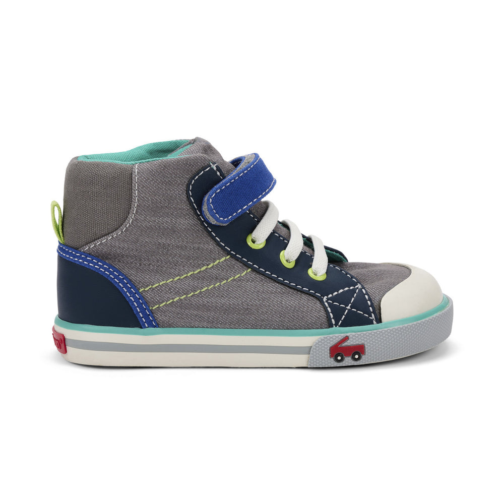 See Kai Run SKR Dane Gris Denim Azul