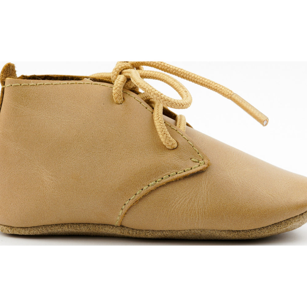 Bobux chaussons lacets caramel