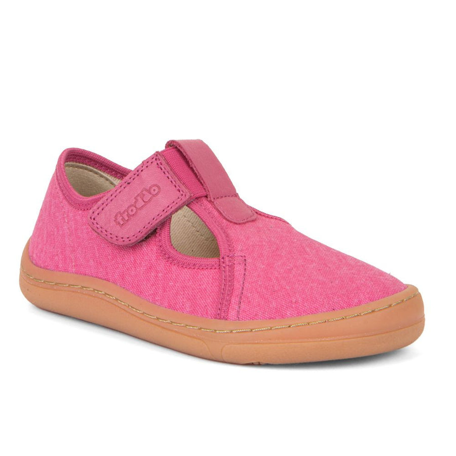 Froddo Barefoot T-Bar Lona Fucsia