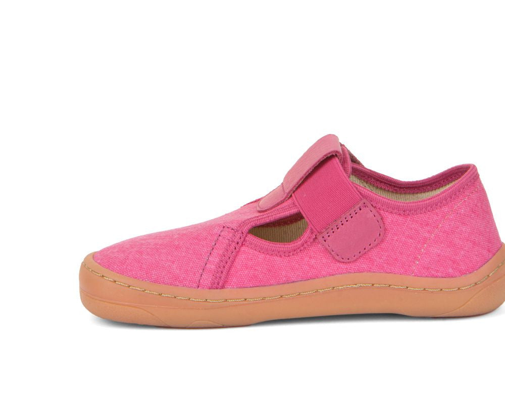 Froddo Barefoot T-Bar Lona Fucsia