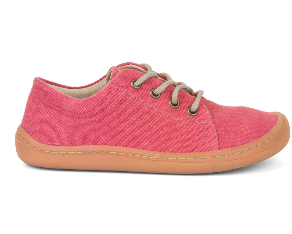 Froddo Barefoot Sneakers Vegan Lacets Fuchsia