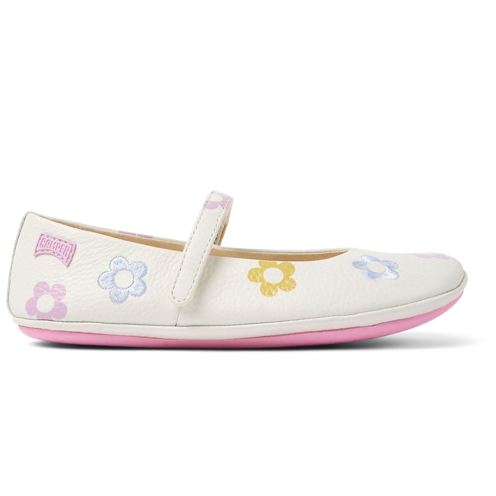 Camper Bailarinas Blanco Floral