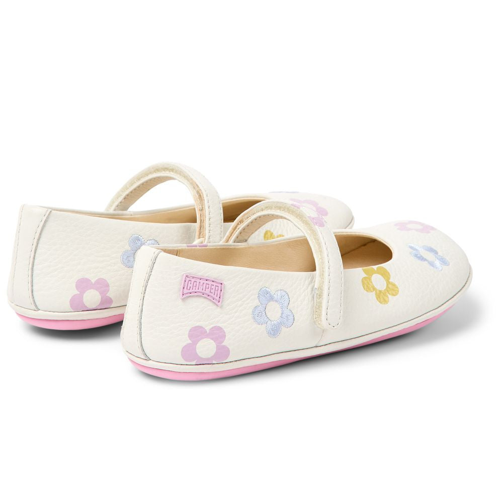 Camper Bailarinas Blanco Floral