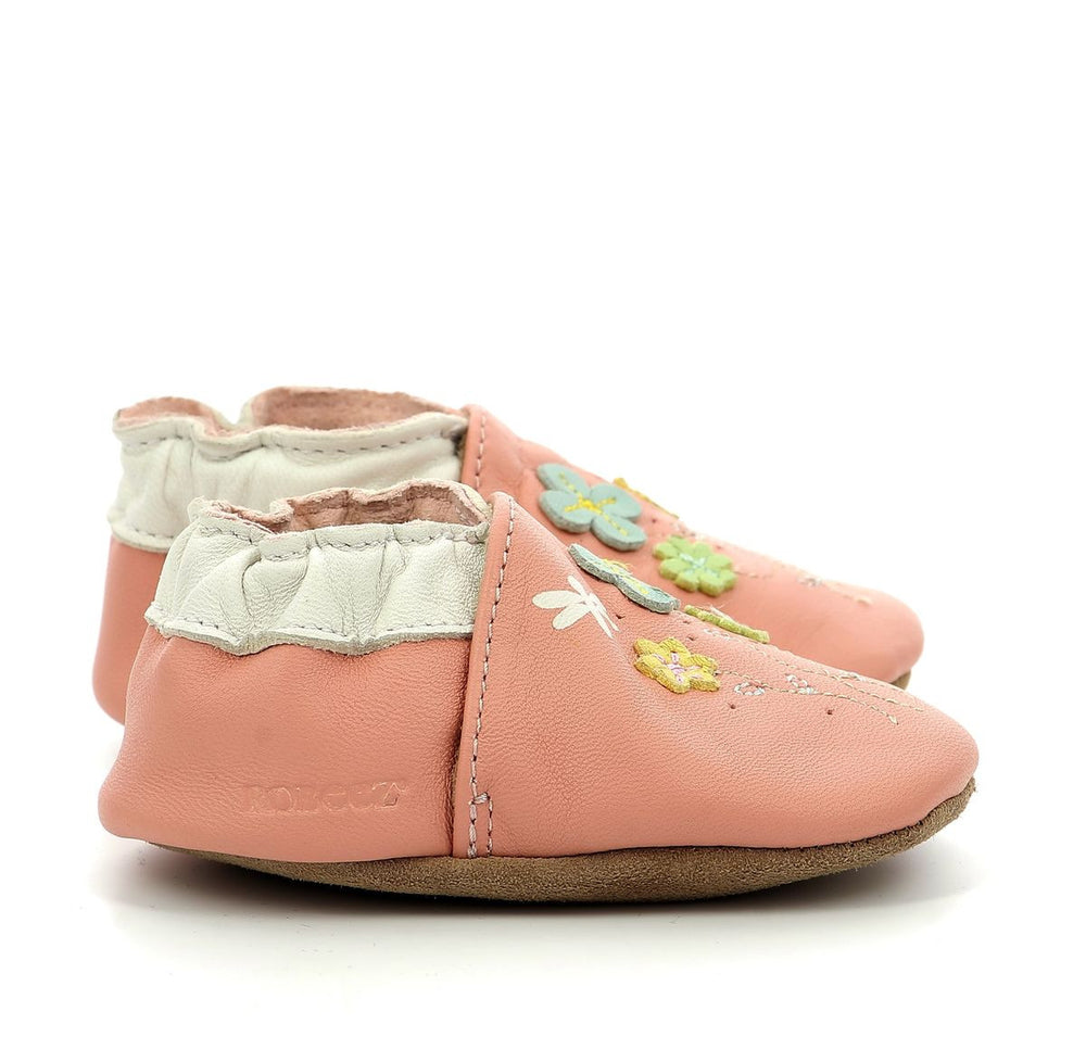 Pantuflas Robeez Primavera Rosa