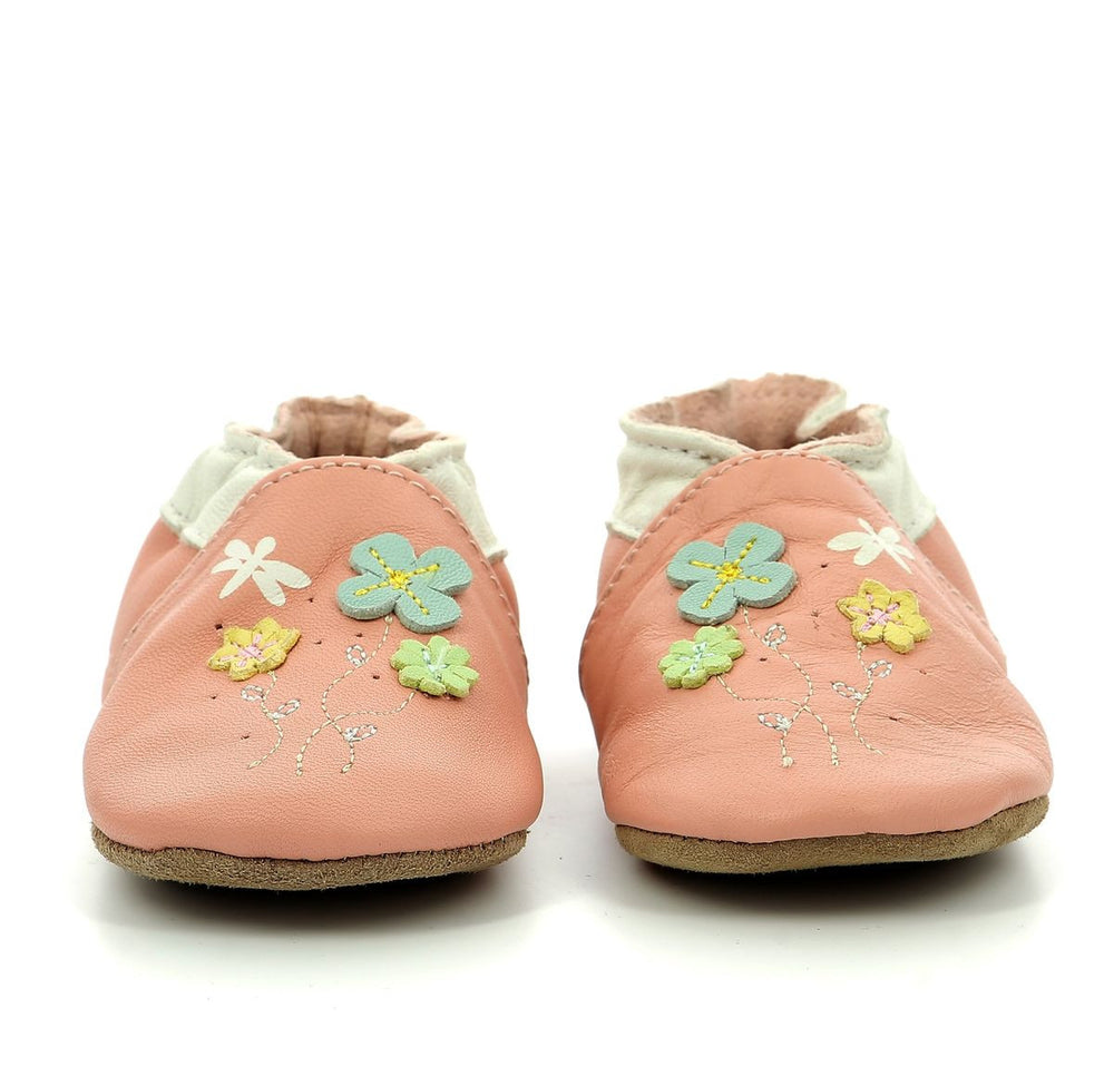 Pantuflas Robeez Primavera Rosa