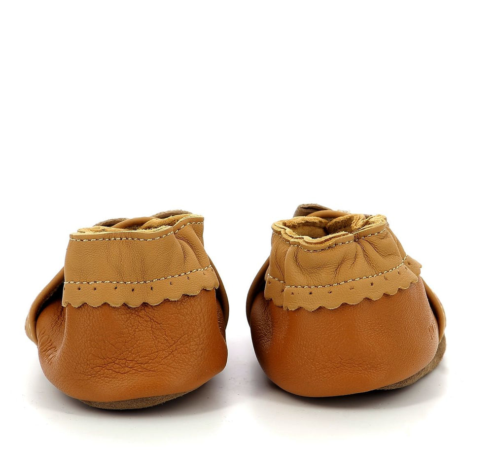 Robeez Chaussons Happy Mood Camel