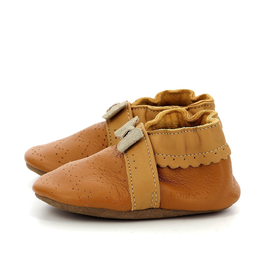 Pantuflas Robeez Happy Mood Camel