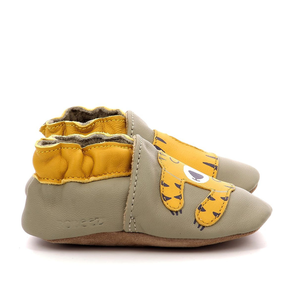 Robeez Chaussons Tiger Nap Kaki