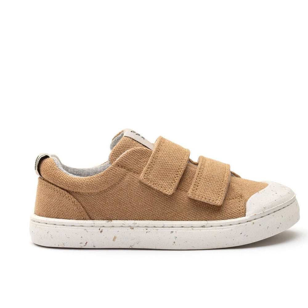 Tip Toey Joey Kidos Sneakers Ramp Green Natural Organic Canvas