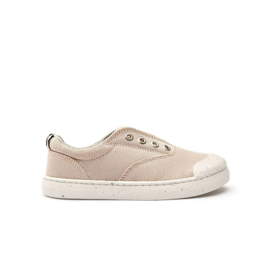 Tip Toey Joey Kidos Sneakers Spice Green Nude Eco Canvas