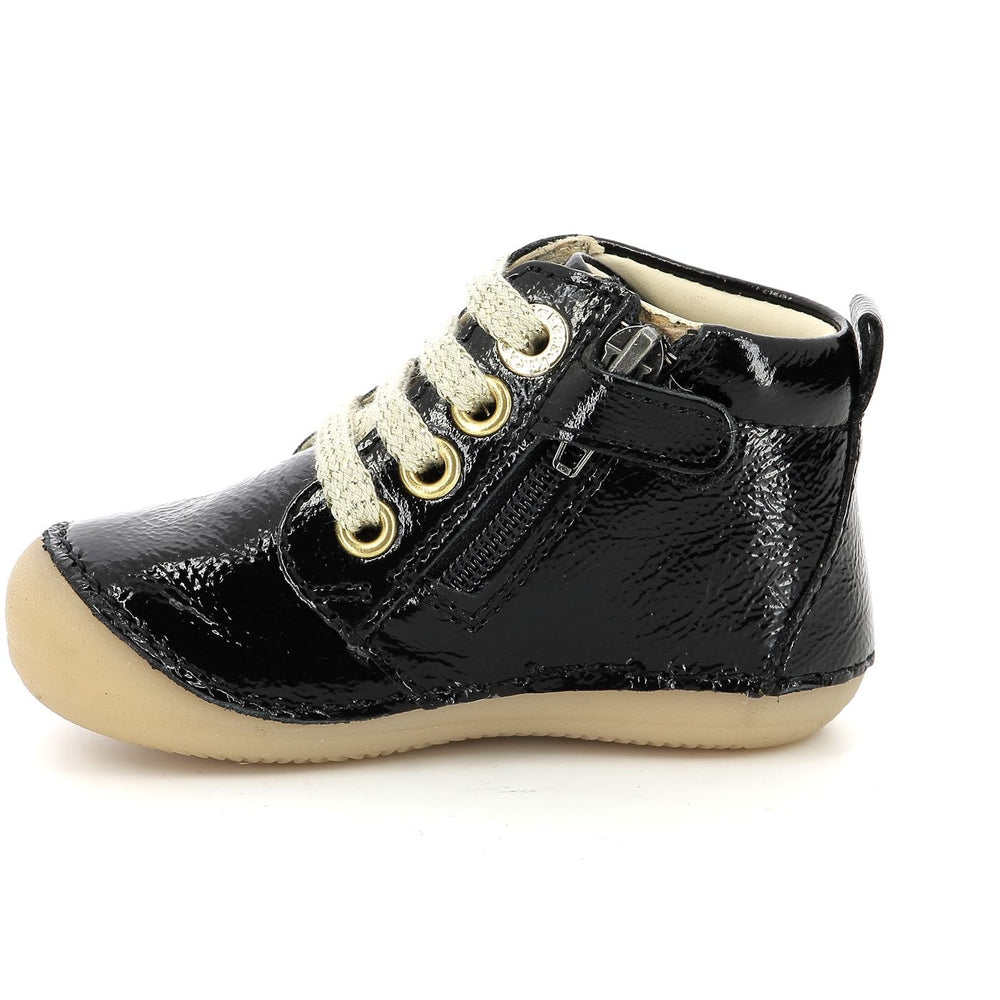 Kickers Sonizip Barniz Negro