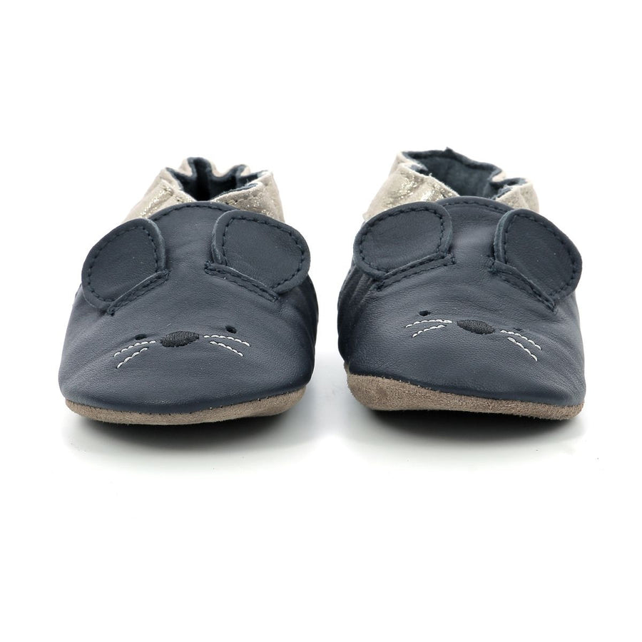 Robeez Chaussons Mouse Marine