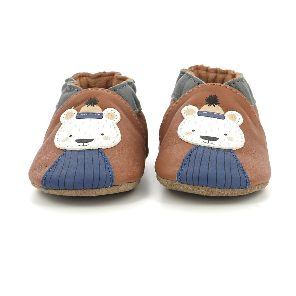 Pantuflas Robeez Bear Style Mocha Marrón