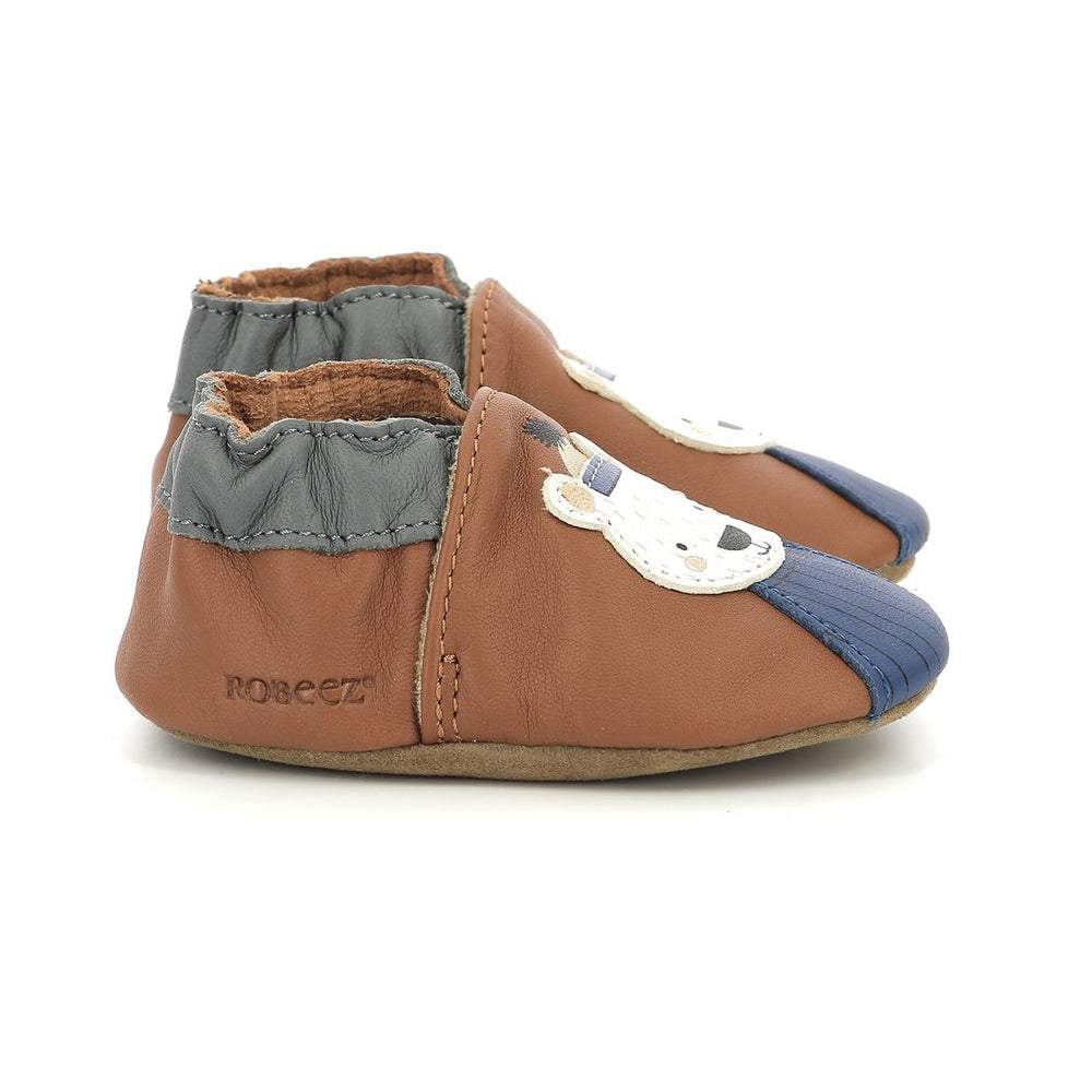 Robeez Chaussons Bear Style Marron Moka